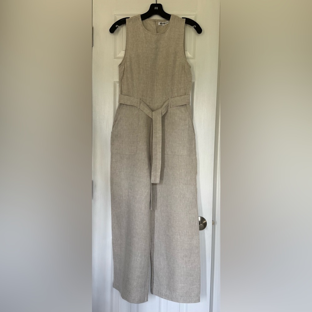 Reformation Naomi Linen Jumpsuit